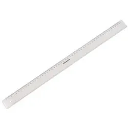 Soennecken Lineal 1826 50cm Kunststoff transparent