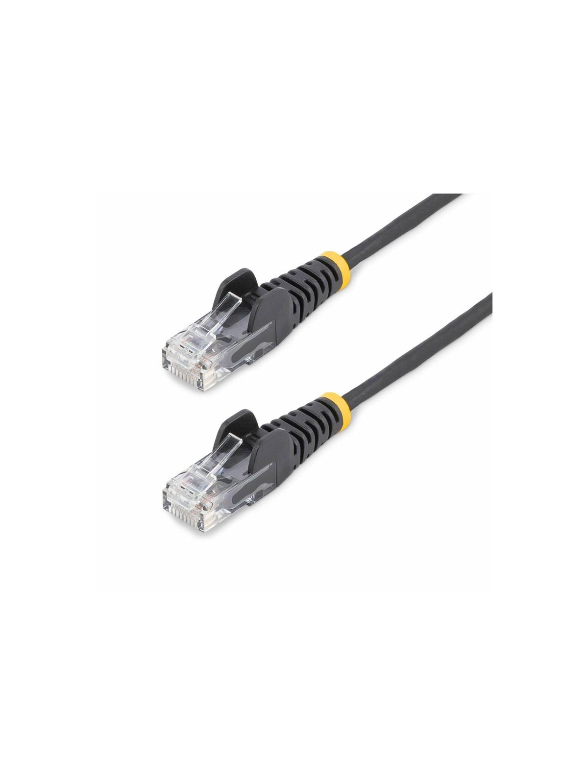StarTech.com 15m Black Slim CAT6 Ethernet Cable Snagless 28AWG LSZH - patch cable - 15 m - black - Schwarz - 15m