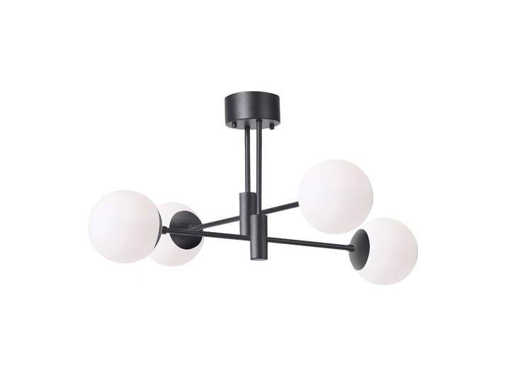 Scandi Living Suspension Solar noir 73 cm Blanc givré