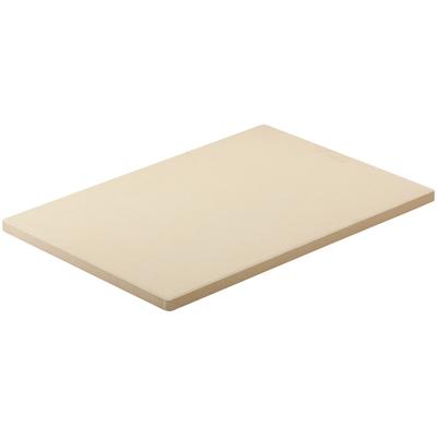 Backstein RÖSLE "für Grill und Backofen, 25235", beige (weiß), B:30cm H:1,5cm T:42cm, Cordierit, Backbleche, Pizzastein zum Backen von Pizza, Flammkuchen oder Brot, 42x30 cm