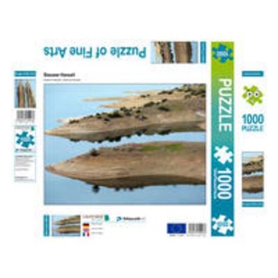 CALVENDO Puzzle Stausee Hansali | 1000 Teile Lege-Größe 64x48cm Foto-Puzzle für glückliche Stunden