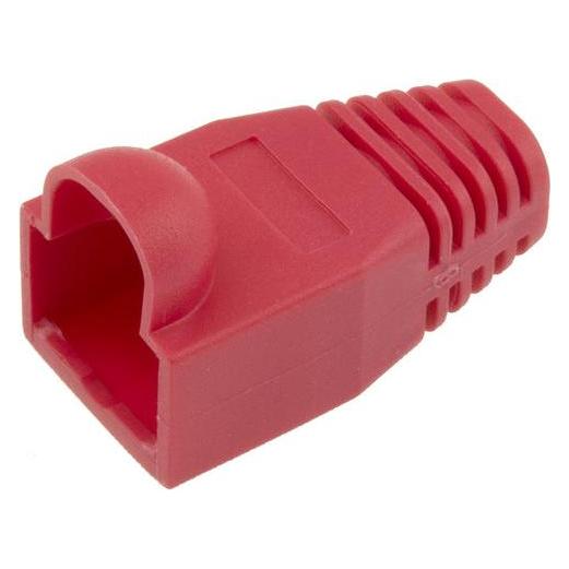 ACT RJ45 red boot for 5.5 mm cable. Color: Red Cable boot rj45 5.5mm red (TT4511)