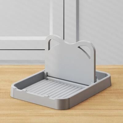Uplift Picks Cat Ear Kitchen Utensil Holder Rack Spatula And Pot Lid Organizer gray