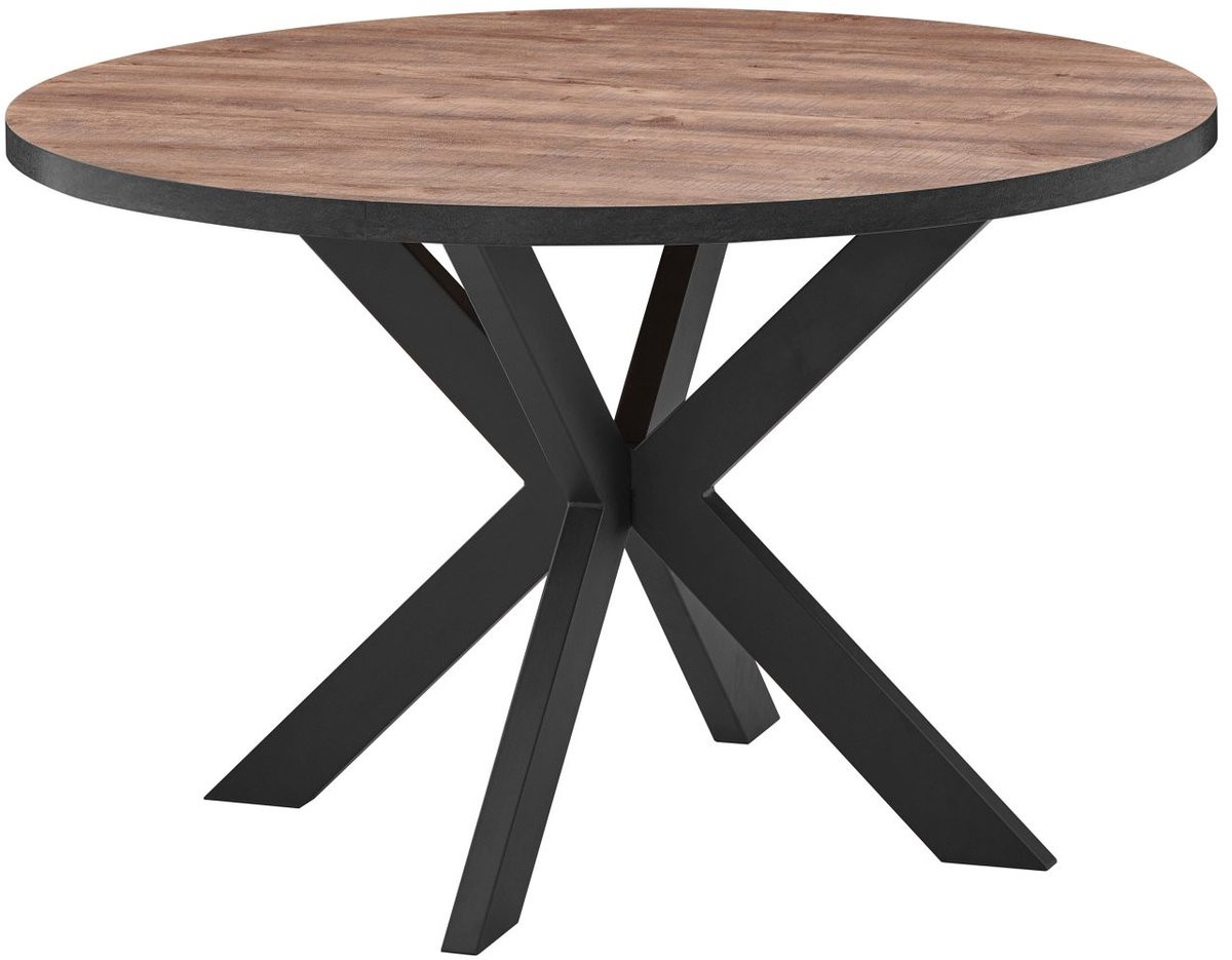 Merkloze ronde eettafel voor volwassenen, Diameter: 120 cm