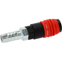 KS Tools 3in1 Universal-Druckluft-Sicherheitskupplung, 14,5 mm mit Schlauchtülle - 999.9103