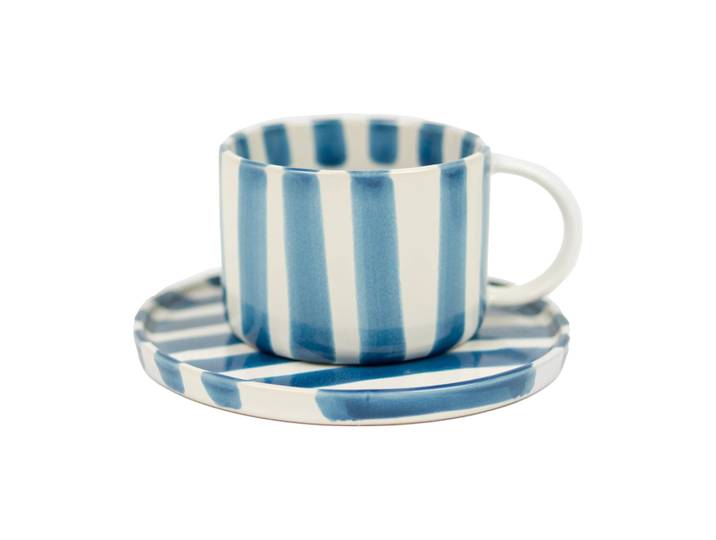 Olsson & Jensen Tasse et soucoupe Monica Bleu