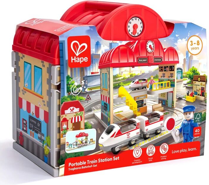 Coffret circuit de Train portable - Hape