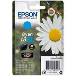 Epson Original 18XL Gänseblümchen Druckerpatrone - cyan (C13T18124012)