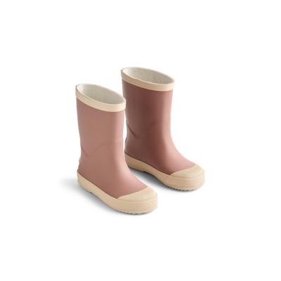 Stiefel WHEAT "WHEAT Rubber Boot Muddy", Mädchen, Gr. 30, rosa (dusty lila), Gummi, unifarben, Schuhe Stiefel