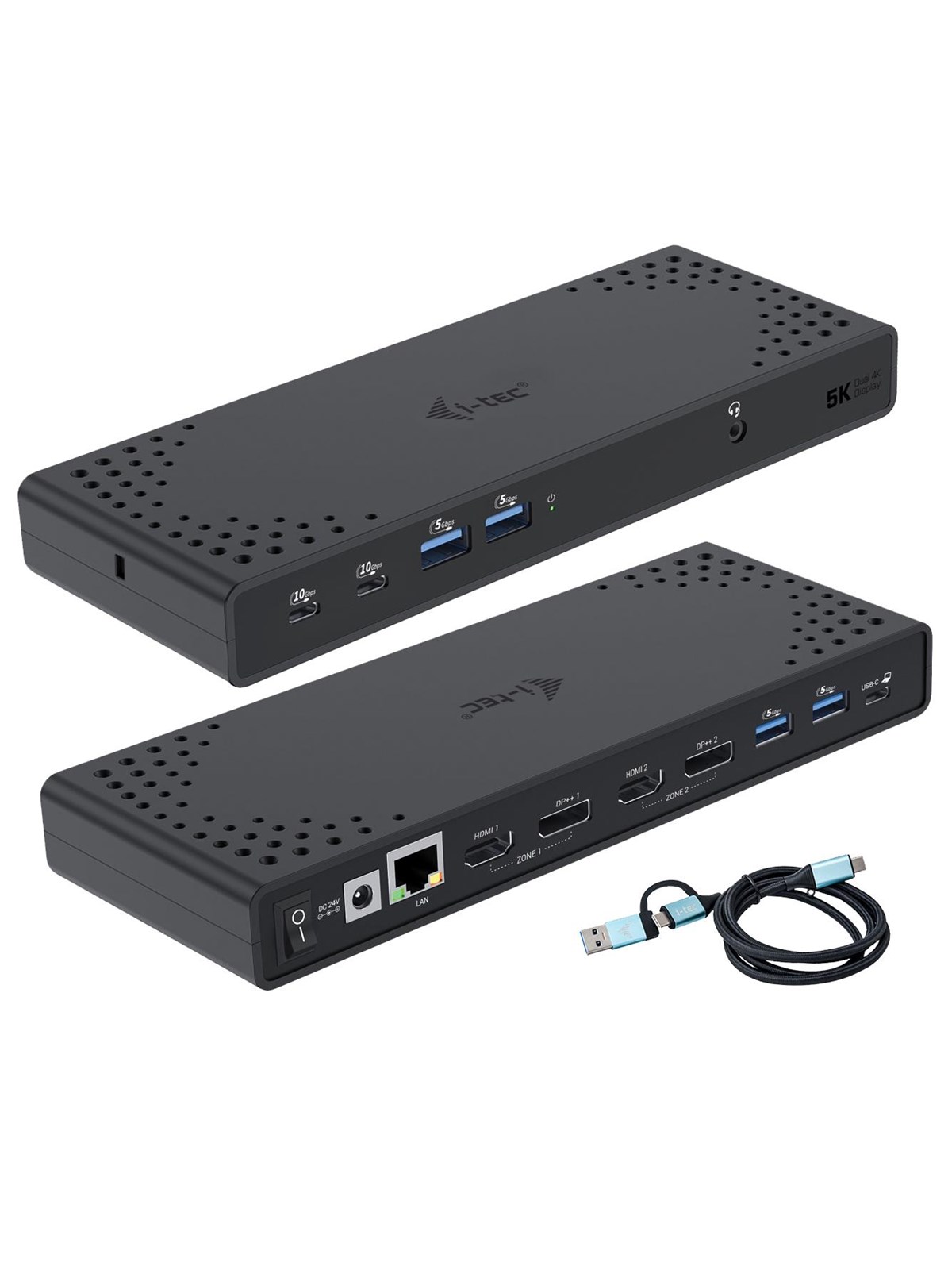 I-Tec Dockingstation - USB-C TB3/4 - 2-Port HDMI - 2-Port DP++