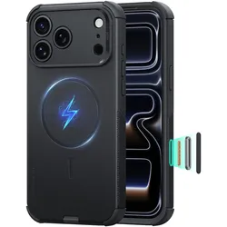 ESR - Cyber Halolock - iPhone 18 Pro Max / iPhone 17 Pro Max - Black (Apple iPhone 17 Pro Max, Apple iPhone 18 Pro Max), Smartphone Hülle, Schwarz