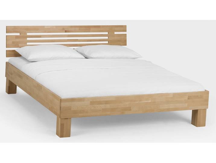 Holzbett massiv Daisy , Buche lackiert , 160x200 , Kopfteil 1