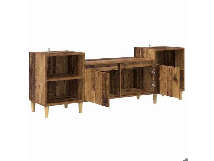 NOUVEAU Meuble télé - Meuble TV - Console TV - 160x35x55cm - Bois ancien - Bois d'ingénierie 92845