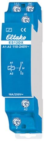 ELTAKO Interrupteur à impulsion ES12DX 1 contact fermé 16A 110-240V (21100003)