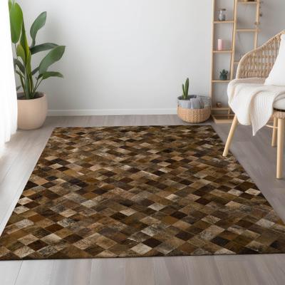 Addison Rugs Premium Washable Super Soft Faux Cowhide Mayfield Rug