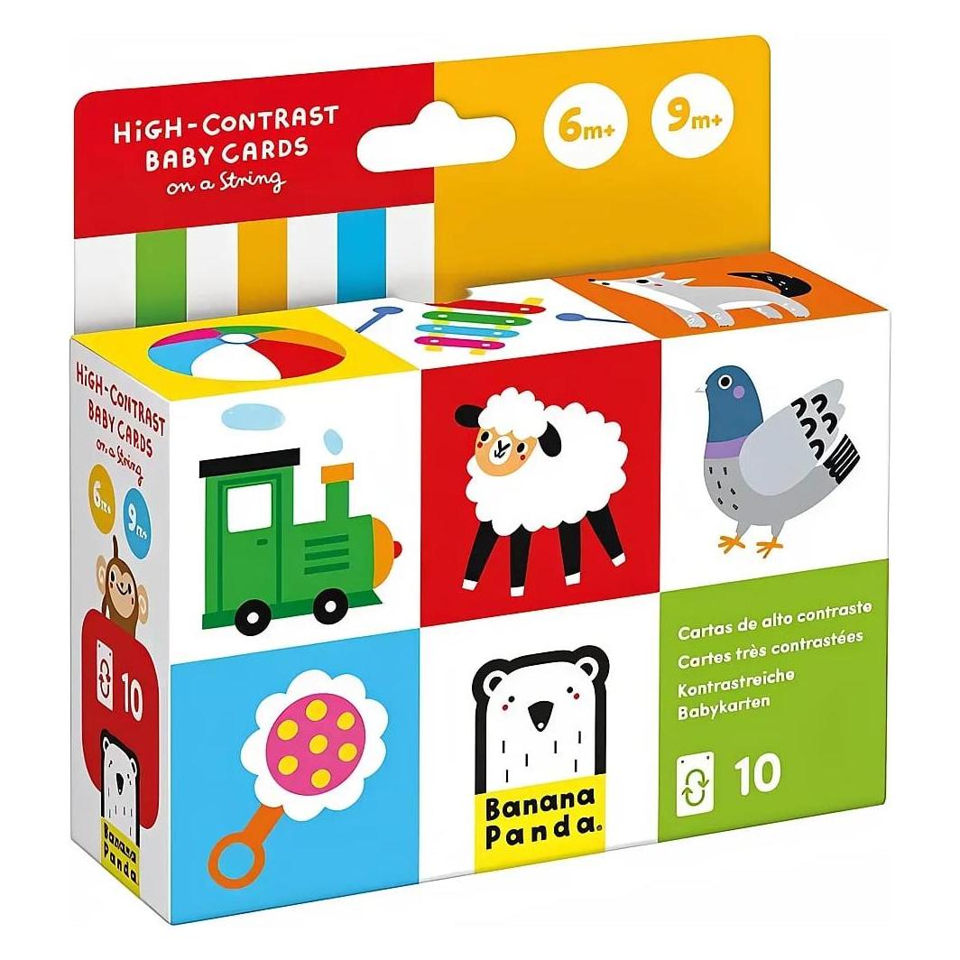 Banana Panda - Kontrastreiche Babykarten - 6-9 Monate (Englisch) (BP-89718)