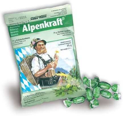 Salus Alpenkraft Kräuter-Balsamico-Bonbon, das den Atem frisch und