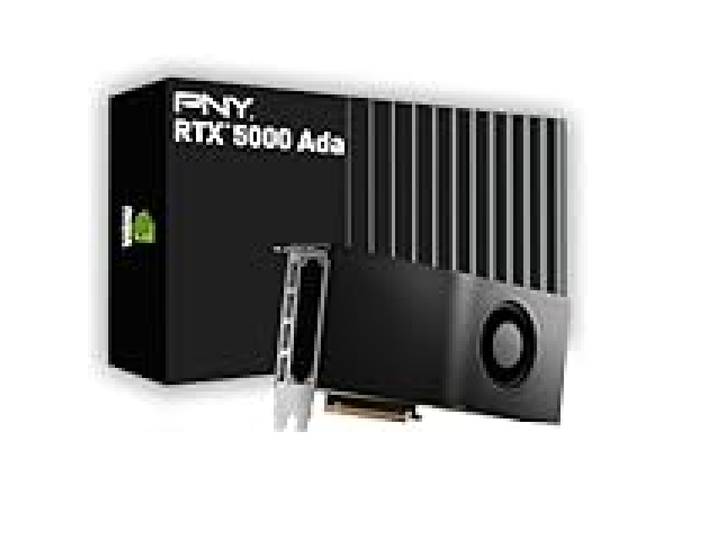 PNY NVIDIA RTX 5000 Ada Generation 32 Go GDDR6 PCI Express 4.0 Dual Slot 4X DisplayPort, Support 8K, Ventilateur Actif Ultra Silencieux