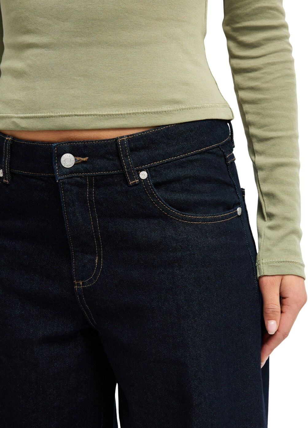 Jeansjeggings ROXY "Sun And Done", Damen, Gr. 42, Normalgrößen, blau (deep sea), Obermaterial: 100% Baumwolle., Jeans