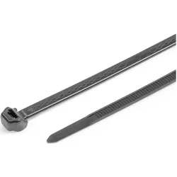 HellermannTyton, 118-00270 S50ROS-PP-BK 200 mm 4.90 mm Schwarz chemis (200 mm, 1000 Stk.)