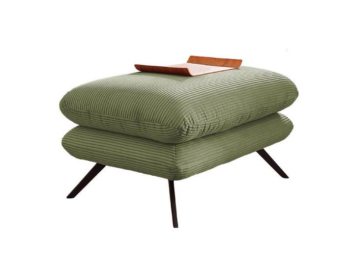KAWOLA Hocker CHARME, Hockerbank Cord, verschiedene Breiten und verschiedene Farben