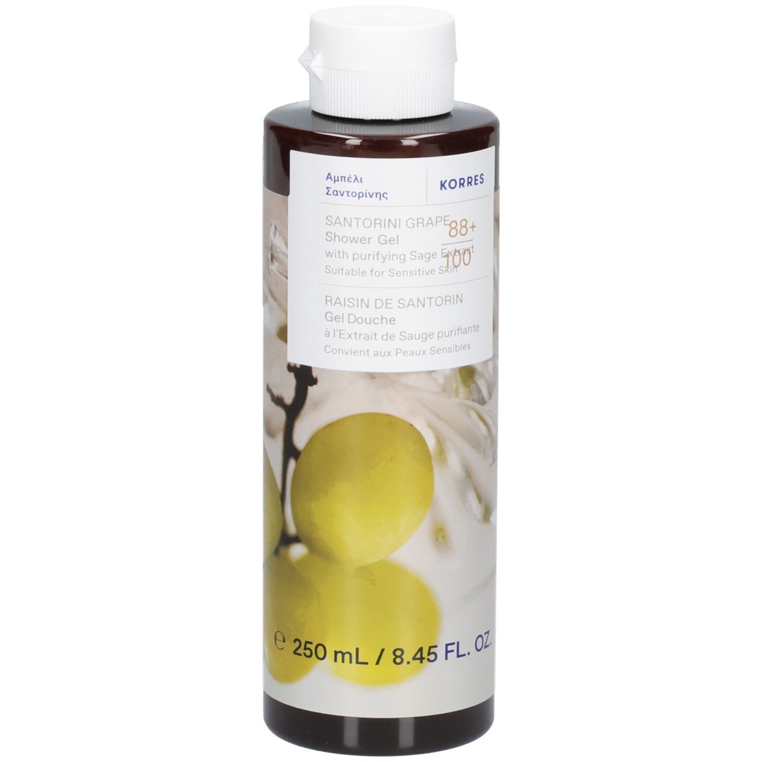 Korres KB Santorini Grape Gel Douche 250ml 250 ml Duschgel