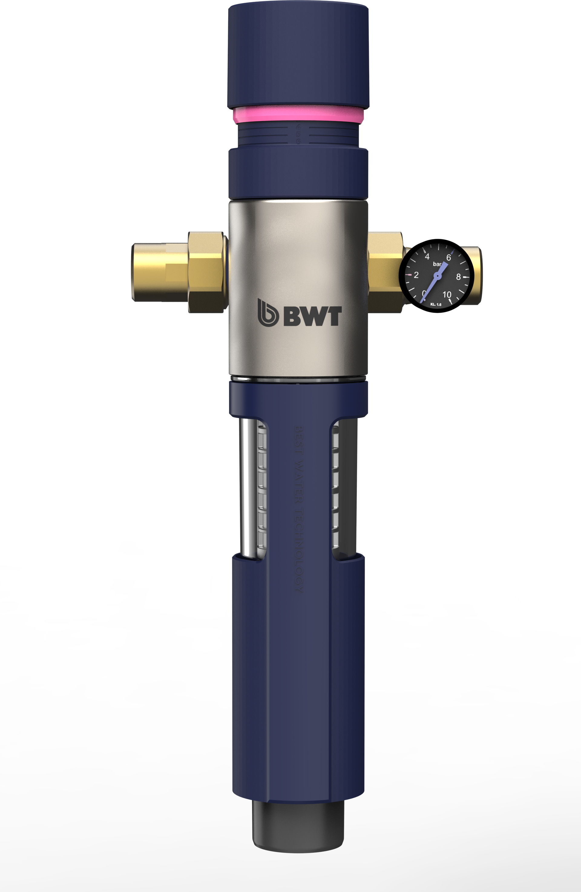 Station de traitement d'eau domestique avec filtre à contre-lavage BWT MACH HWS 125665063 1", raccordement HydroModule, 3,6 m³/h