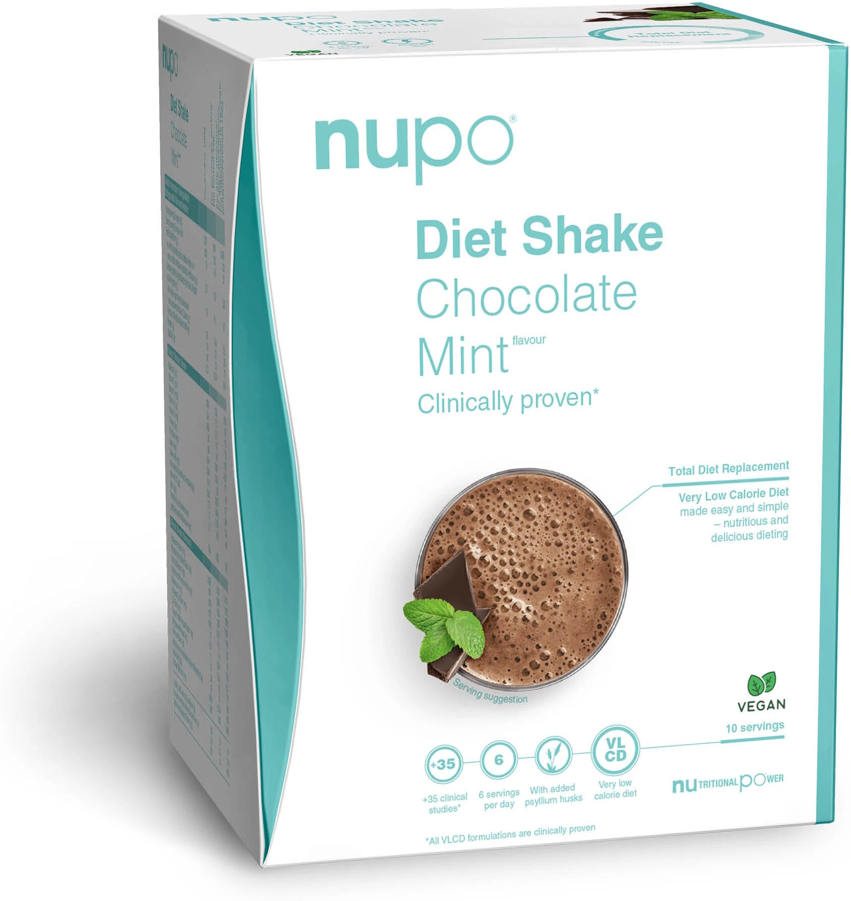 Nupo Diet Shake Chocolate Mint 10 portioner
