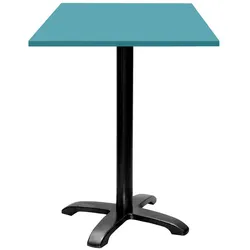 RestooTab - Stehtisch Bazila 60x60cm Dekor blau Zeder