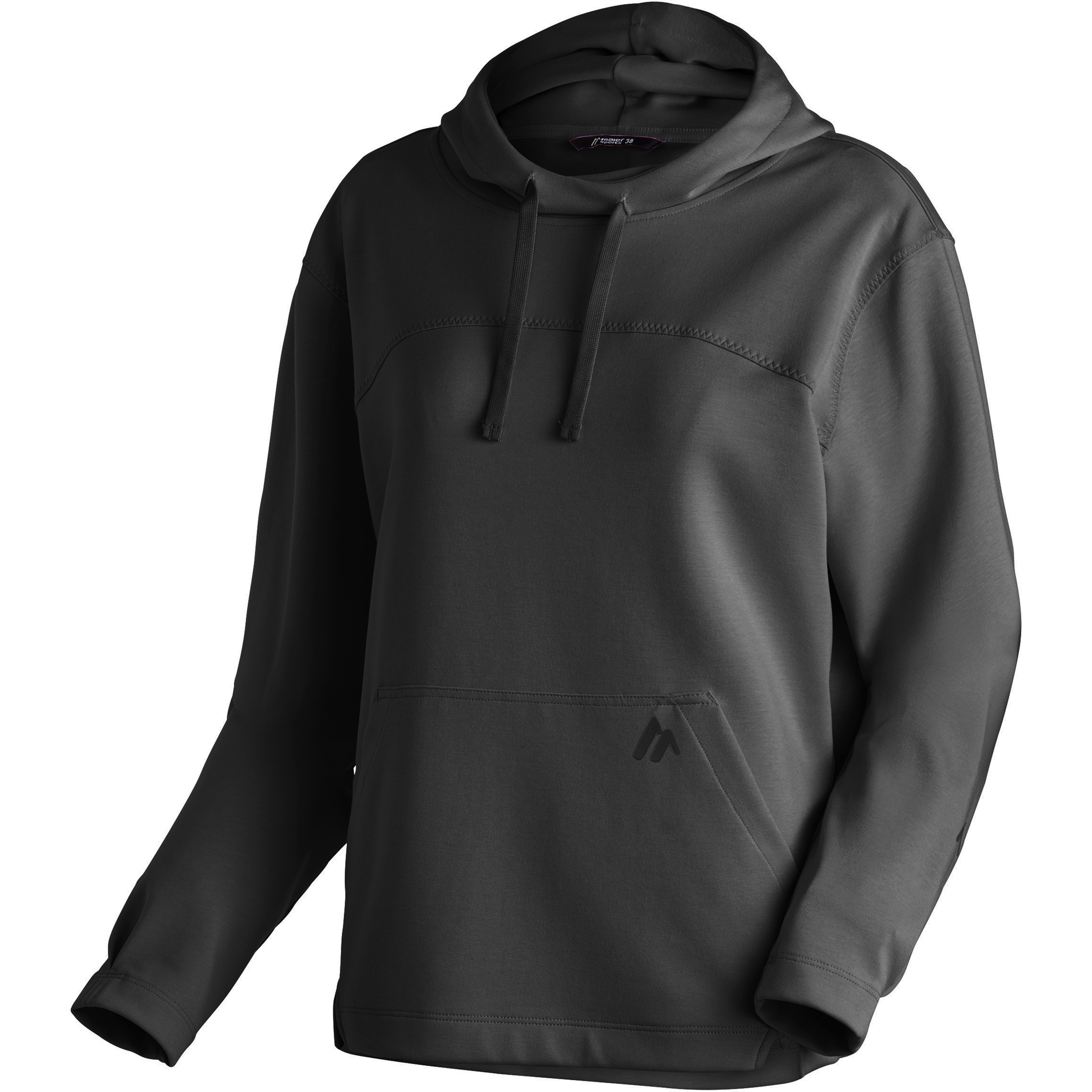 Maier Sports Seebuck Damen Hoodies schwarz Größe 3XL Trekking Schnell trocknend