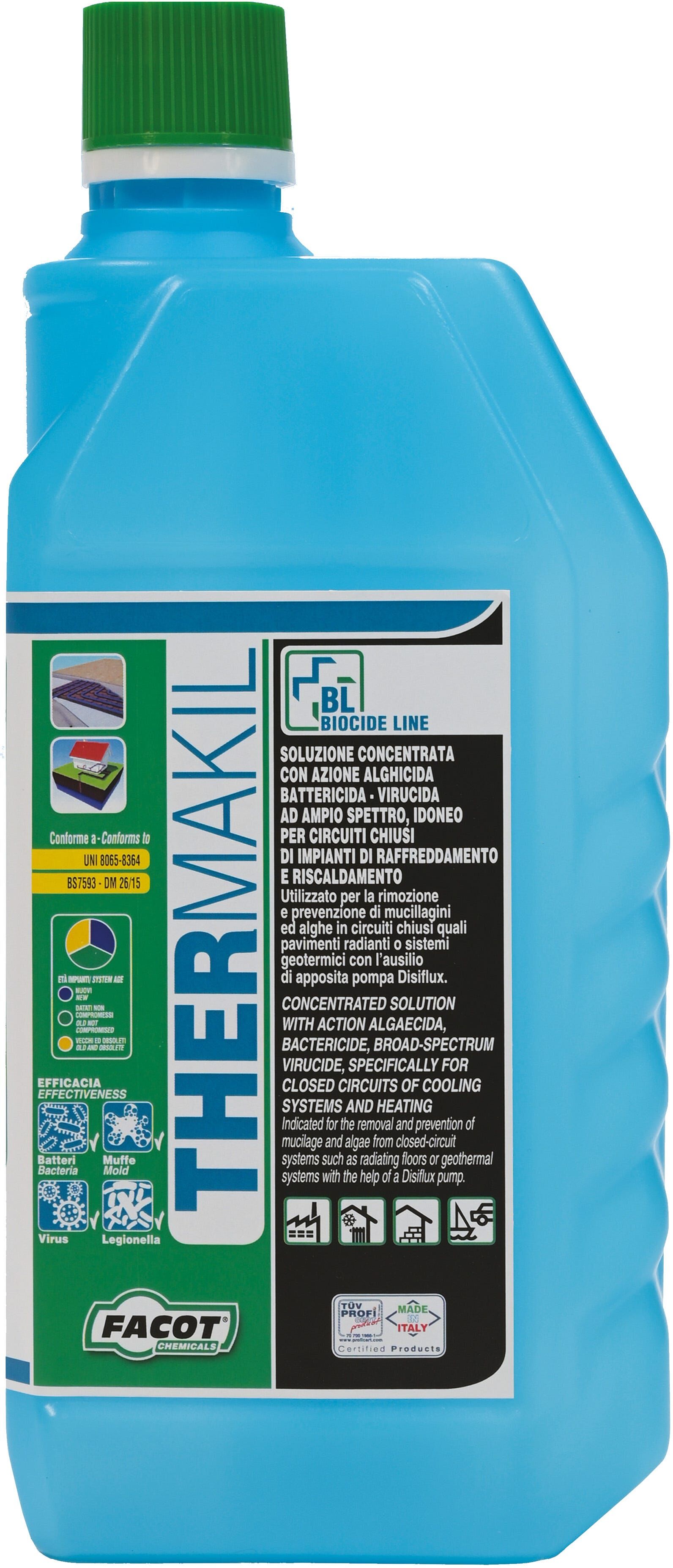 Facot ANTIALGHE  THERMAKIL PER IMPIANTI TERMICI A BASSA TEMPERATURA 1 l