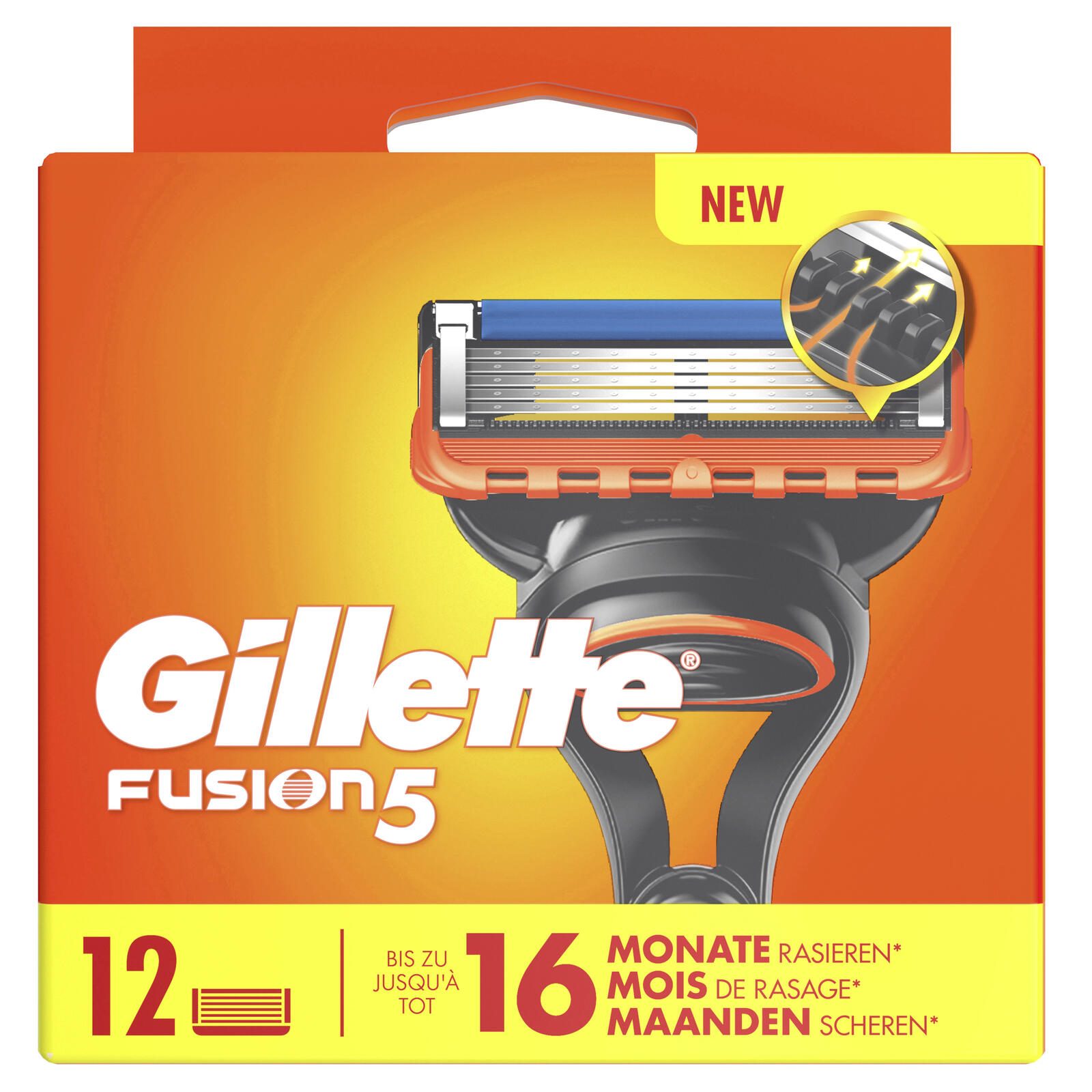Gillette Rasierklingen FUSION 5, 12 St. 8700216478304