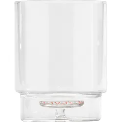 Teca Terrazzo Wasserglas 350 ml rot-blau