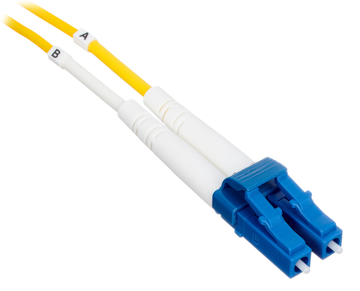pro snake LWL cable OS2 2m LC Duplex giallo