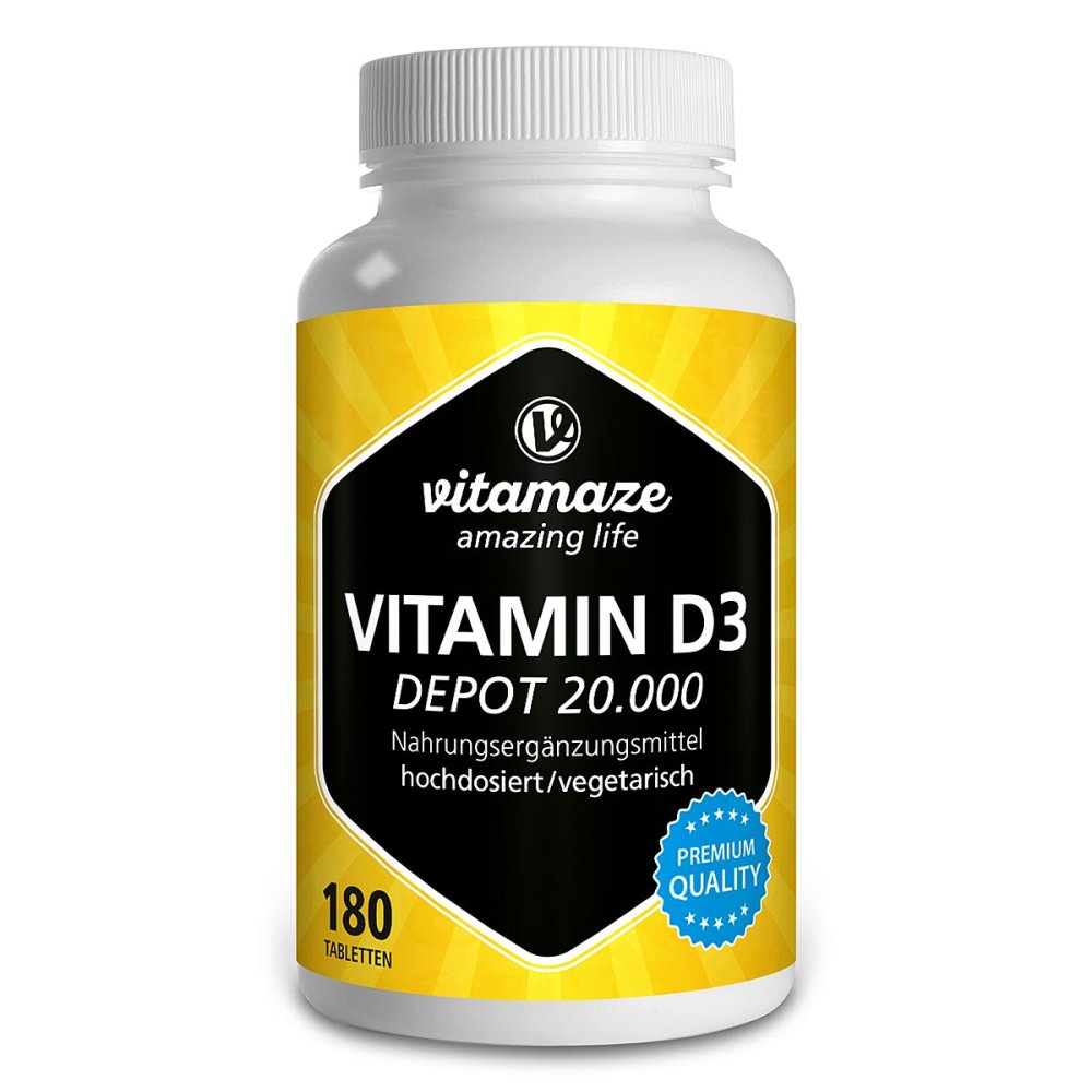 Vitamaze GmbH Vitamaze Vitamin D3 Depot 20.000 i.E. hochdosiert 13815270