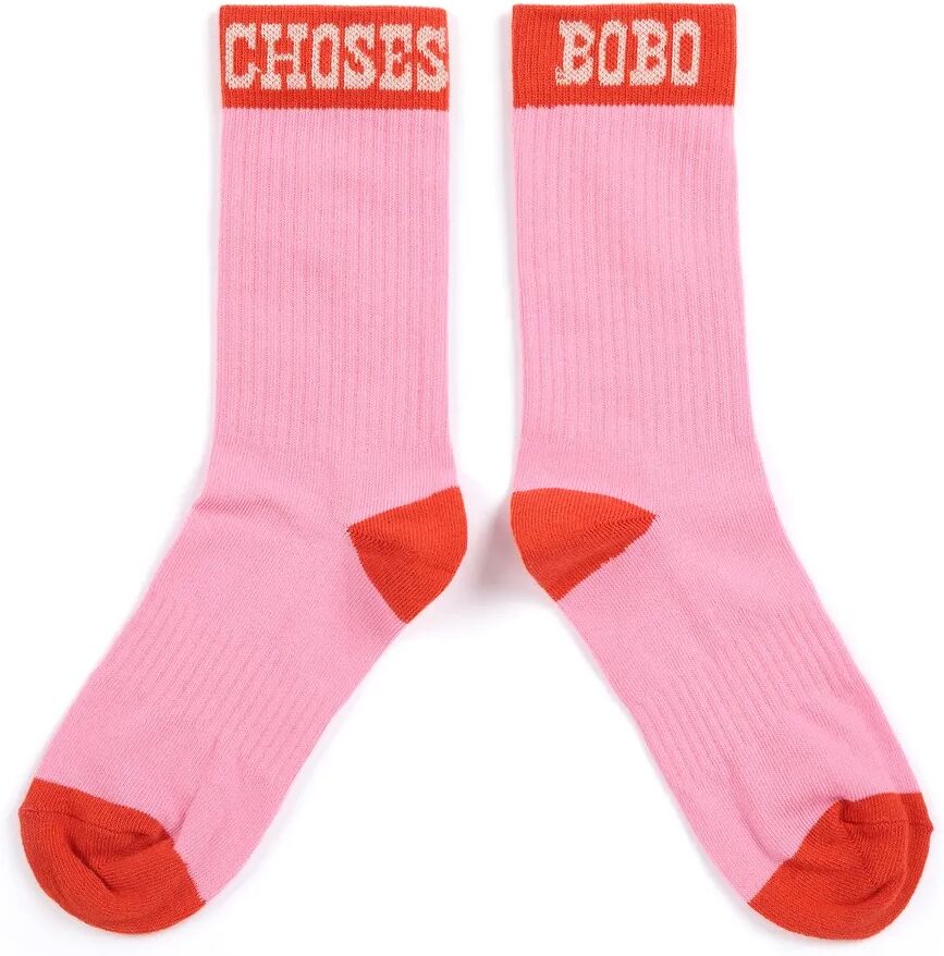 Bobo Choses Chaussettes Bobo Choses Coton Bio Rose 26/28