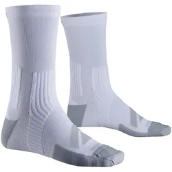 X-Socks, Unisex, Sportsocken, Bike Expert Crew (45 - 47), Grau, Weiss
