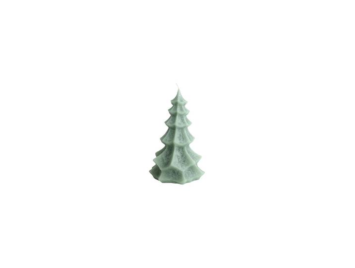 Formkerze CHALET CHALET Tannenbaumkerze Chalet , grün, B:14cm H:21cm Ø:14cm, Kerzen, Formkerze