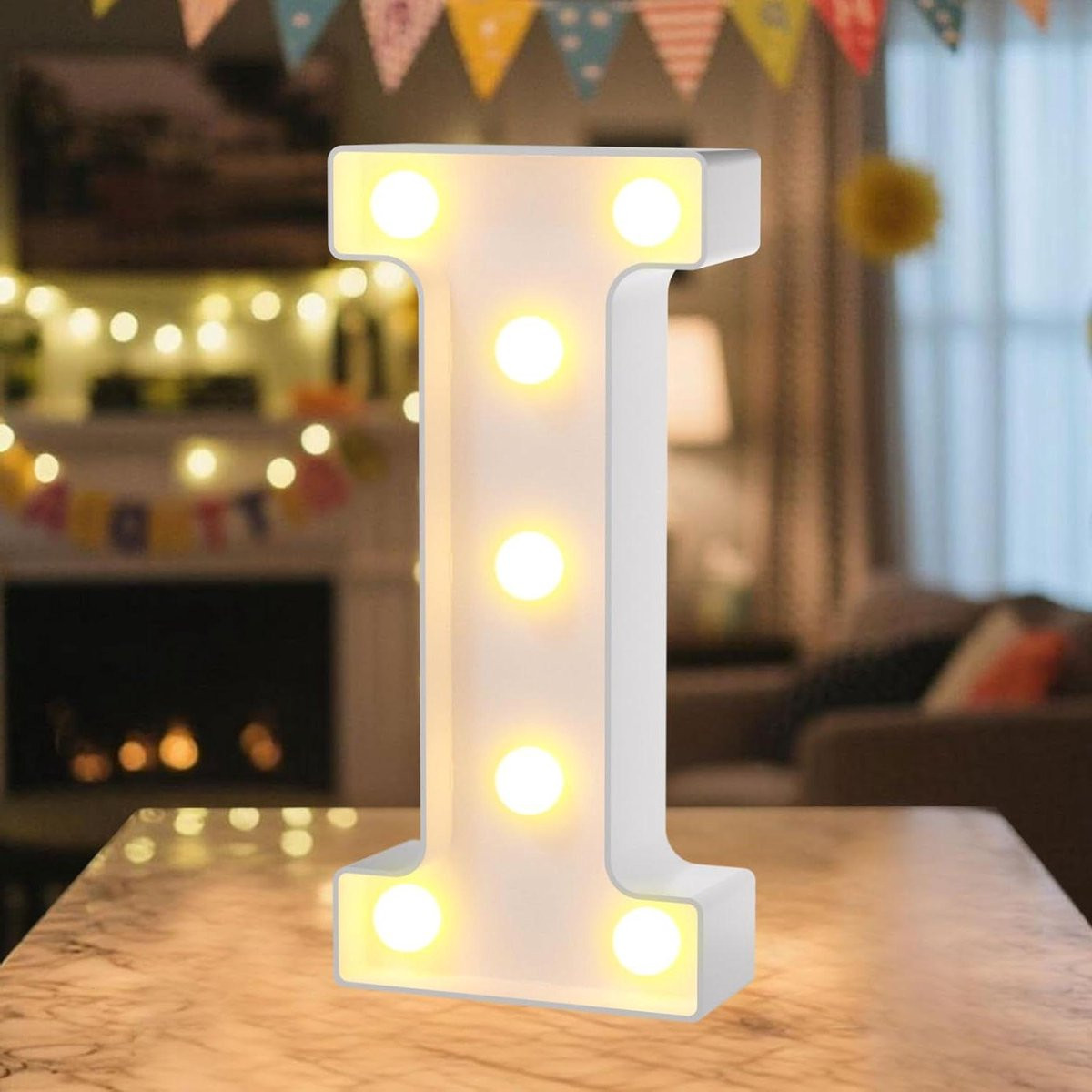 XZM-BS-ZM LED Partytent Letter I - Alfabettent Verlichting voor Feestelijke Decoratie