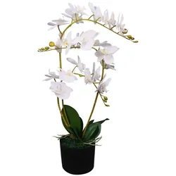 Décoshop26 - Künstliche Orchidee mit Topf 65 cm weiß DEC021904 DEC021904