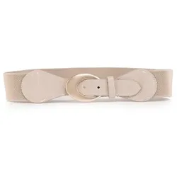 KIM & CO. Gürtel elastischer Gurt Schmuck-Schnalle 3 Doppelgrössen