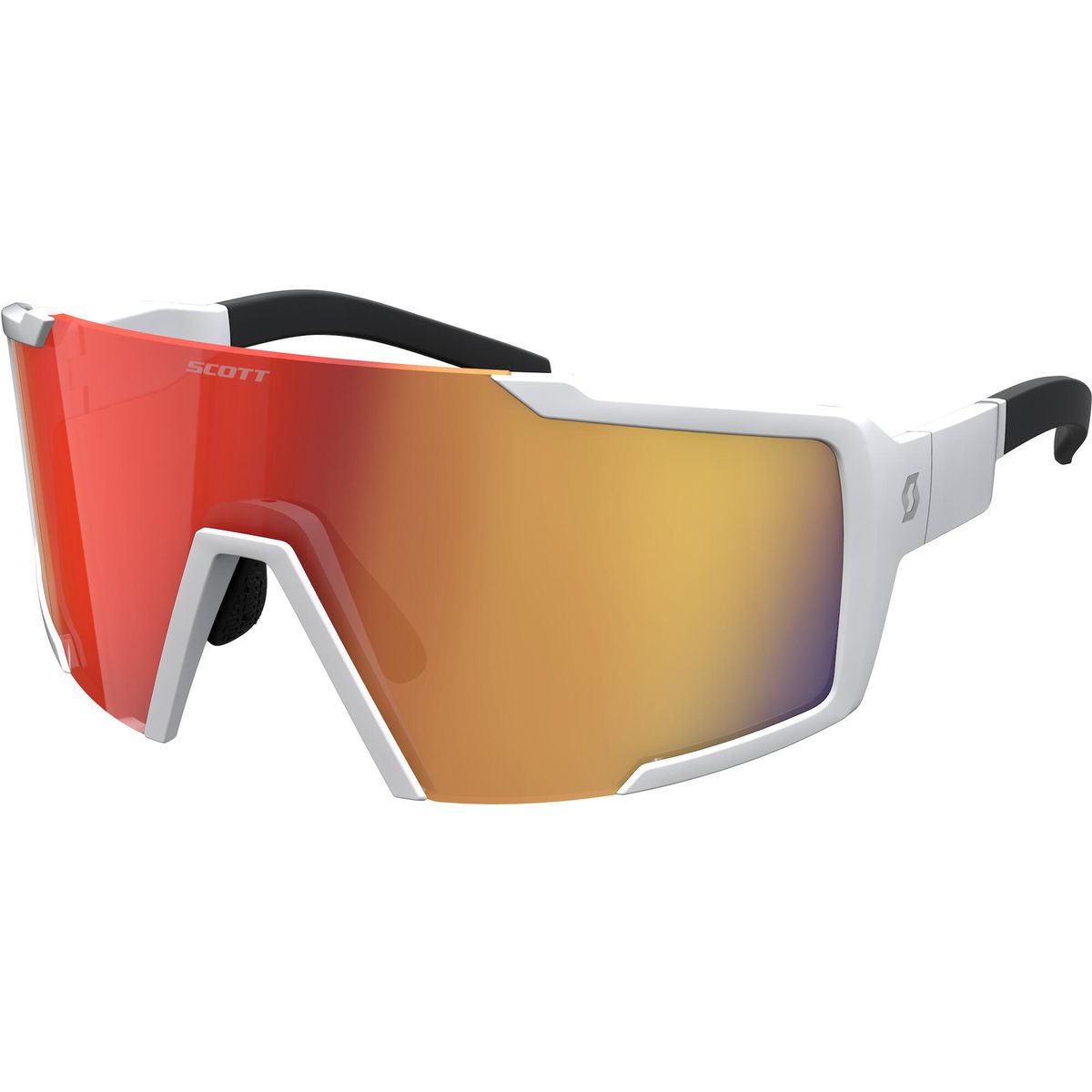 Scott Sunglasses Shield white matt - red chrome (0196) 2753800196192
