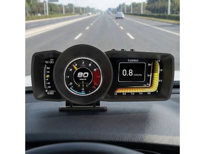 Compteur de vitesse numérique universel pour voiture, navigation OBD+GPS, affichage intelligent, outils de diagnostic, affichage tête haute HUD A600