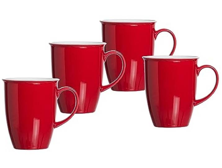 Kaffeebecher-Set Doppio, 4-teilig, Rot