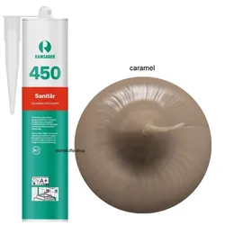 Ramsauer 450 Sanitär caramel 1K Silikon Dichtstoff 310ml Kartusche