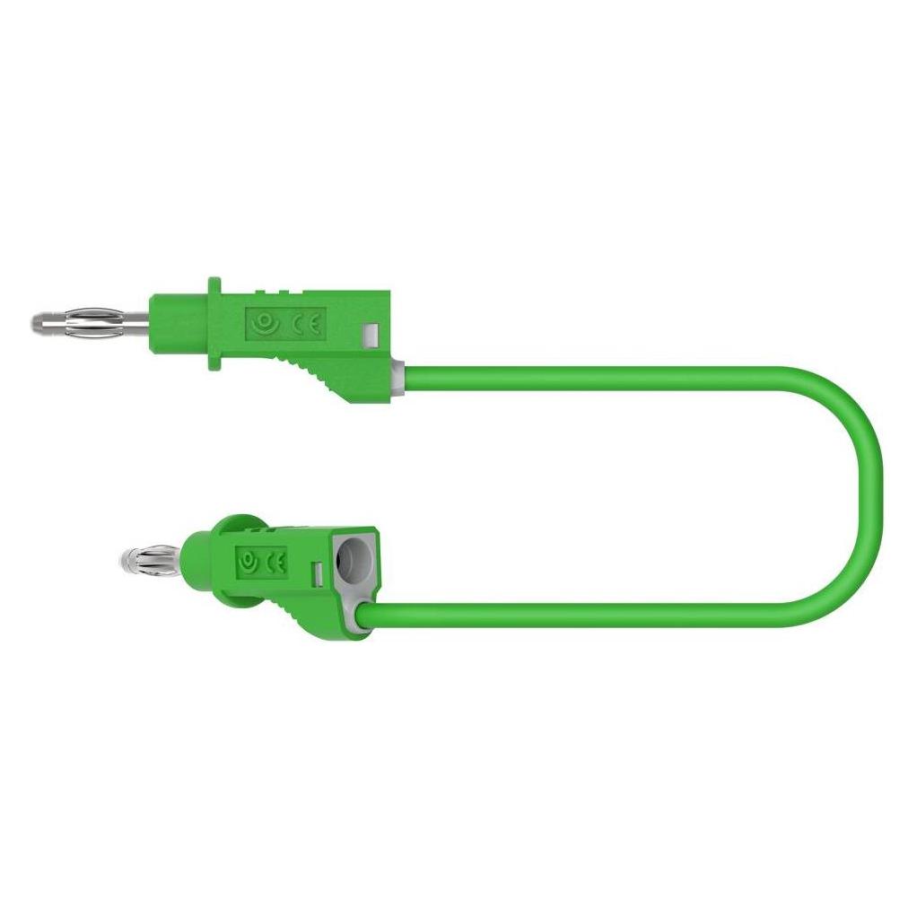 Electro PJP 2117-CD1-50V Messleitung (Bananenstecker - Bananenstecker) 50 cm Grü (2117-CD1-50V)