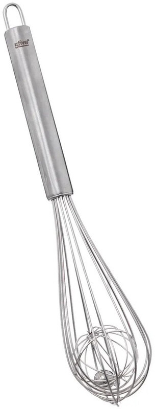 5five RVS ballonklopper, 28 cm, Zilver