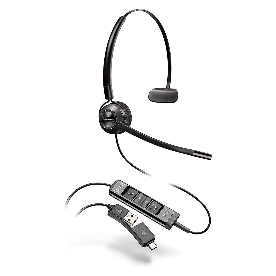 HP Poly Headset EncorePro 545 Mono USB-A (Kabelgebunden, USB-A, Skype) (218277-01)