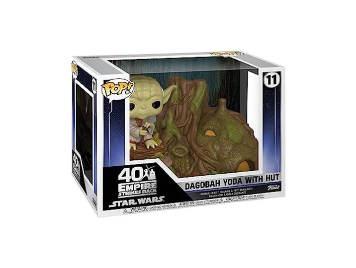 Star Wars Dagobah Yoda With Hut (Pop! Town) Vinylfiguur 11 Funko Pop! Town standaard