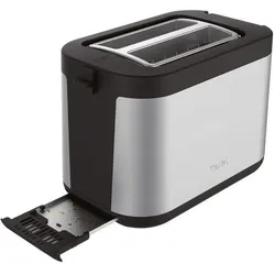 Tefal TT340830 toaster 2 slice(s) Black, Stainless steel, Toaster, Schwarz